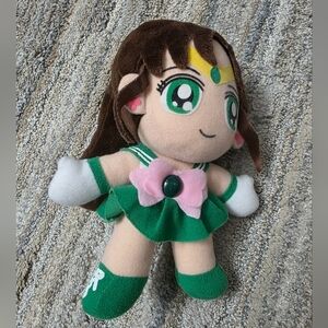 Vintage 2000s BANDAI Toei Sailor Jupiter Makoto Plush Kawaii Sailor Moon